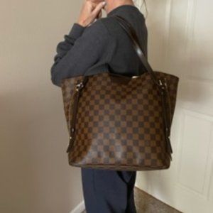 Louis Vuitton Cabas Rivington Damier Brown Gently Used